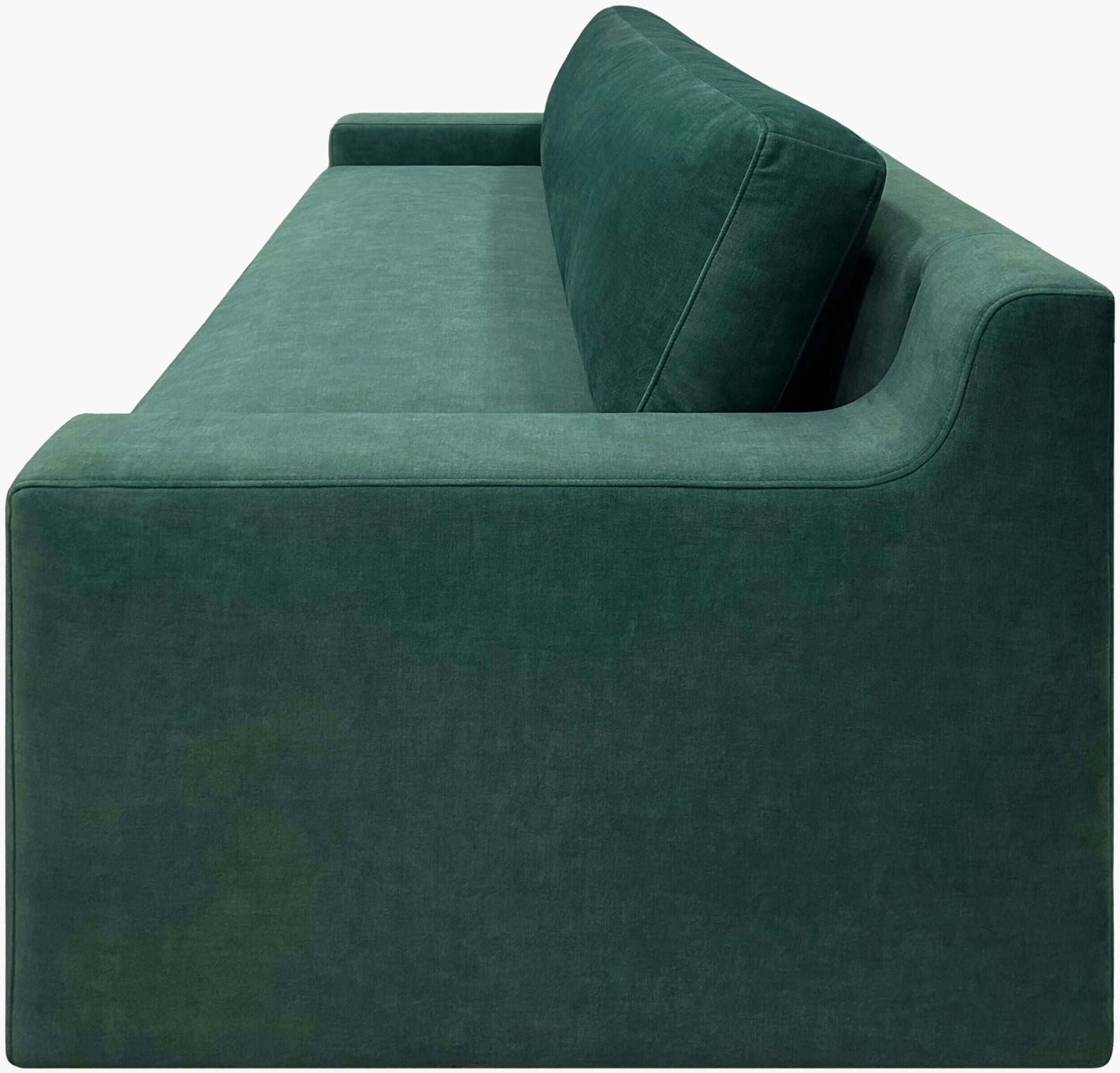 Purcel PCL-001 38"H x 86"W x 39"D Sofa- side view with white background