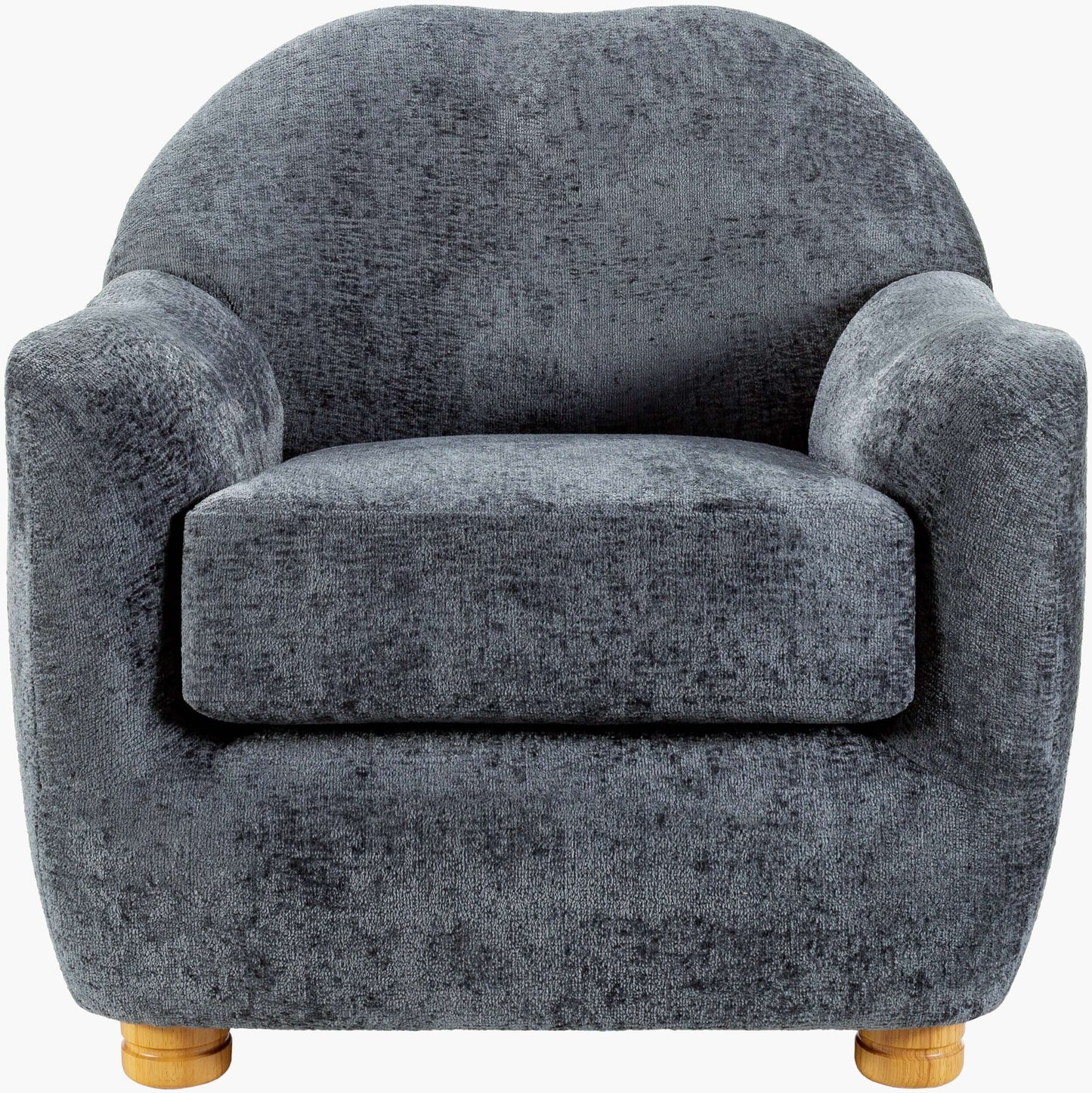 Perch PEH-002 32"H x 33"W x 36"D Accent Chair- front view with white background