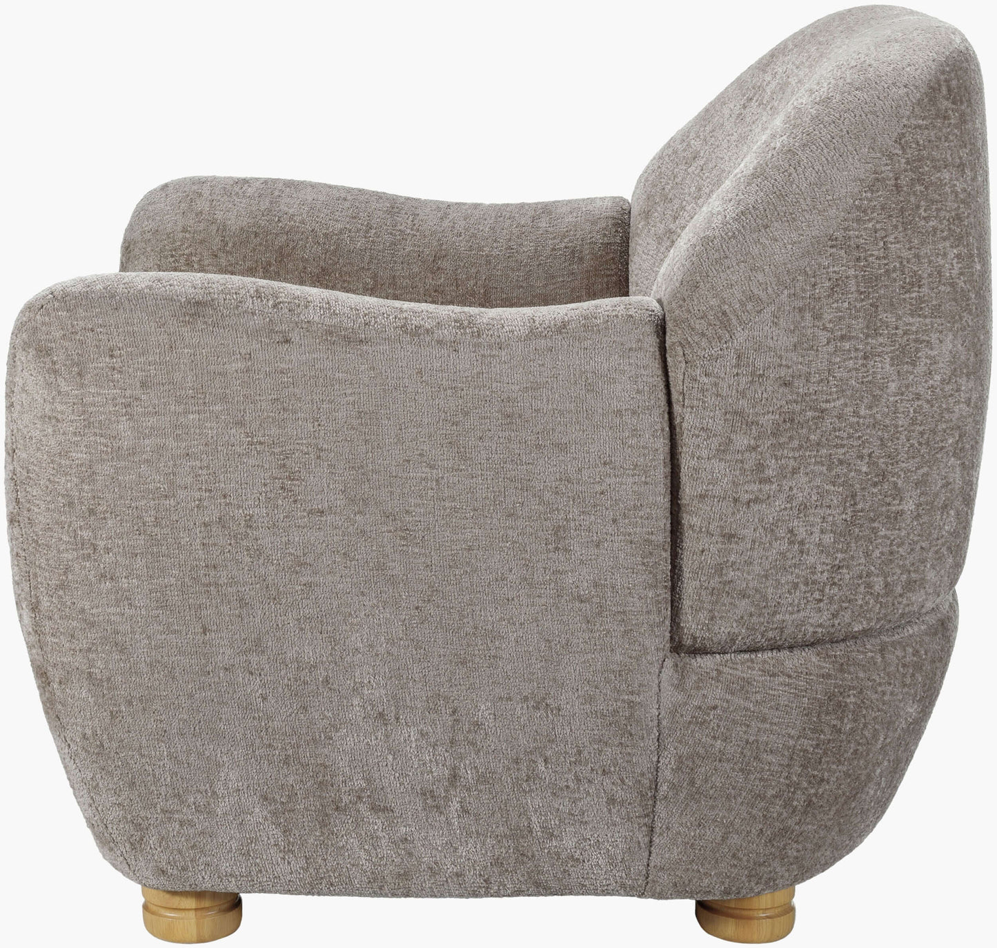 Perch PEH-001 32"H x 33"W x 36"D Accent Chair- side view