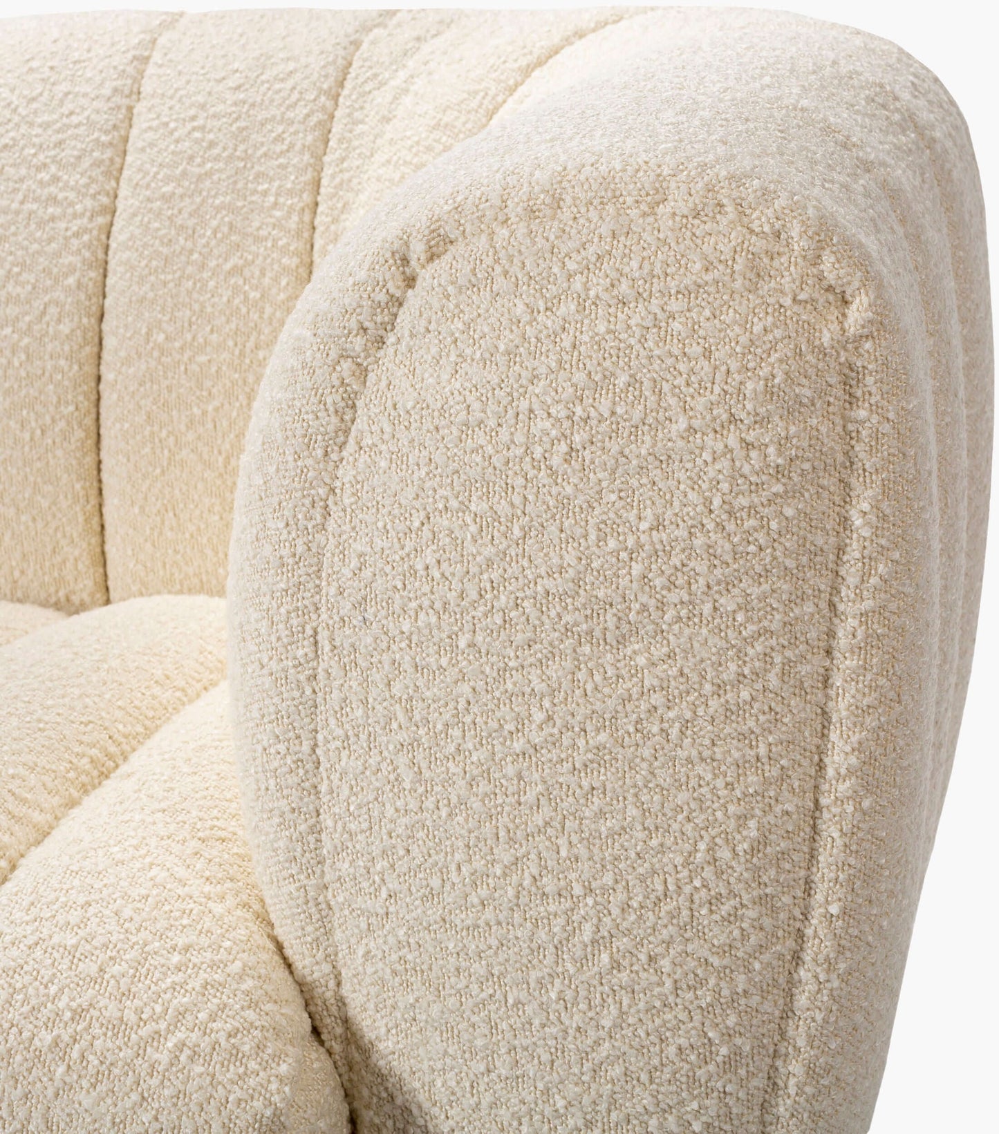 Rochelle ROH-001 30"H x 87"W x 38"D Sofa- zoomed in arm rest