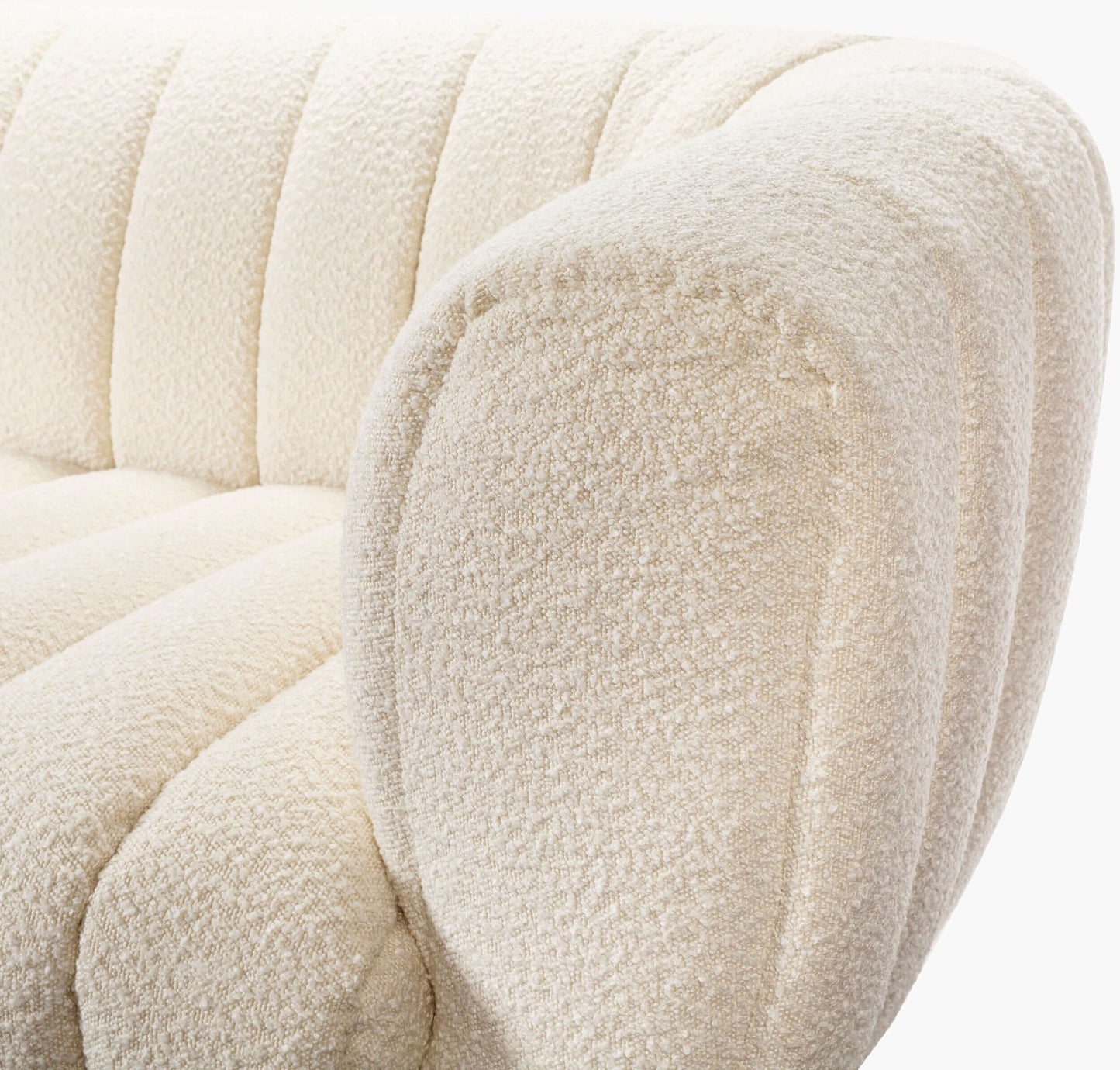 Rochelle ROH-001 30"H x 87"W x 38"D Sofa- arm rest view
