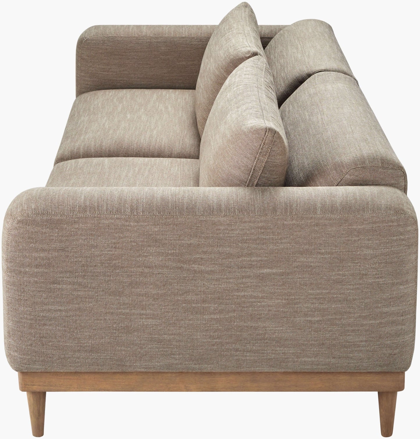 Strattan STAN-001 38"H x 89"W x 40"D Sofa- side view