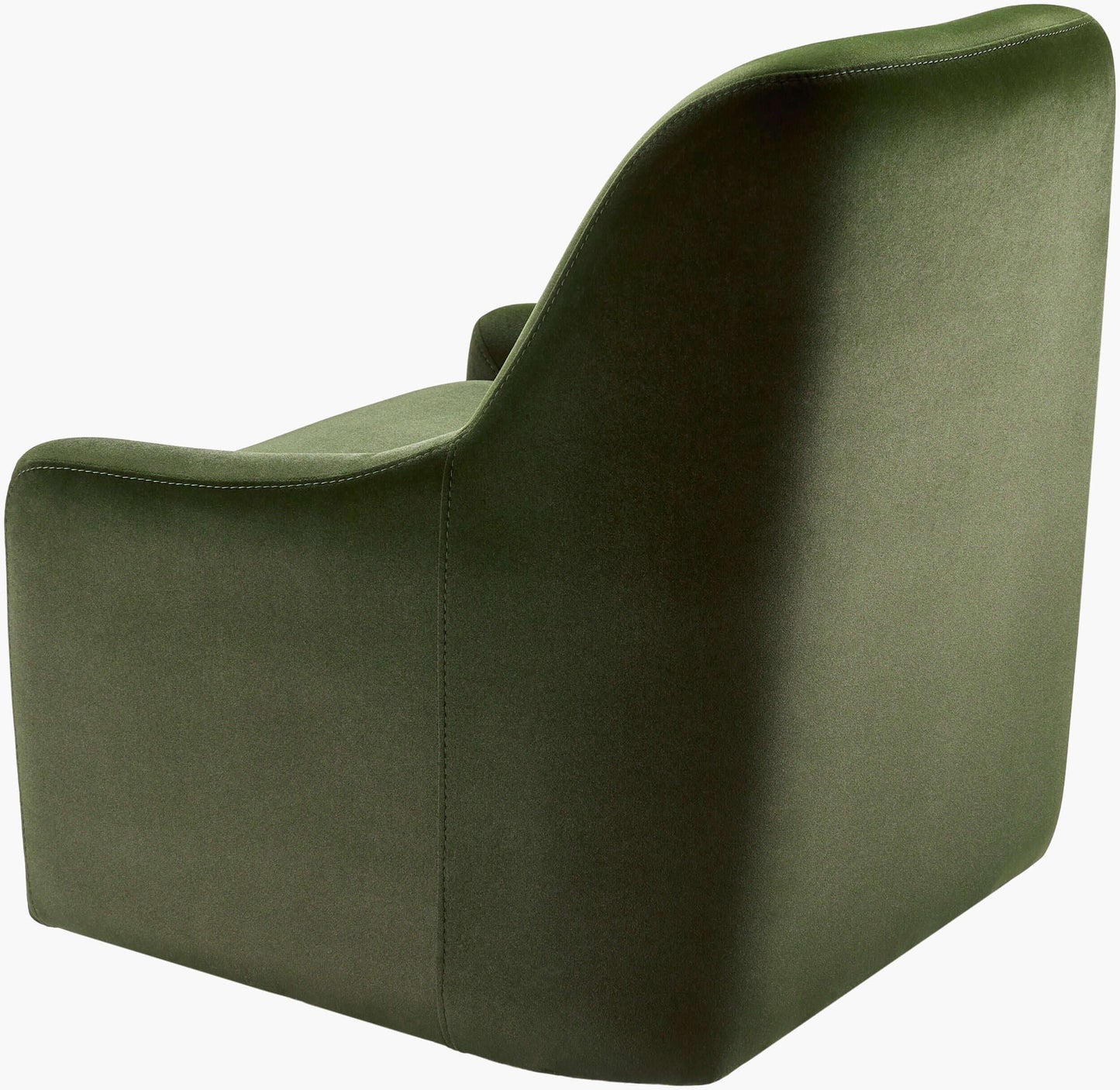 Tasa TASA-001 33"H x 30"W x 28"D Swivel Chair- back and side view