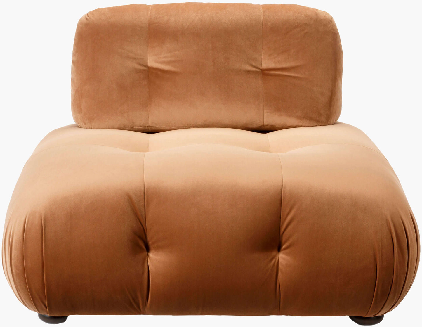 Rouen UEN-002 18"H x 44"W x 44"D Modular Chair- front view with white background