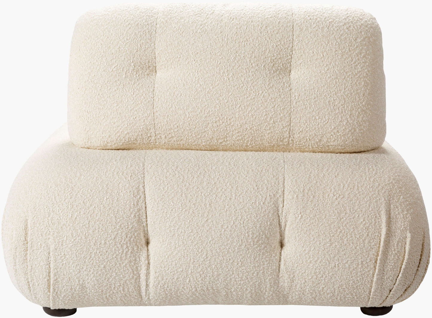 Rouen UEN-003 18"H x 44"W x 44"D Modular Chair- front view with white background