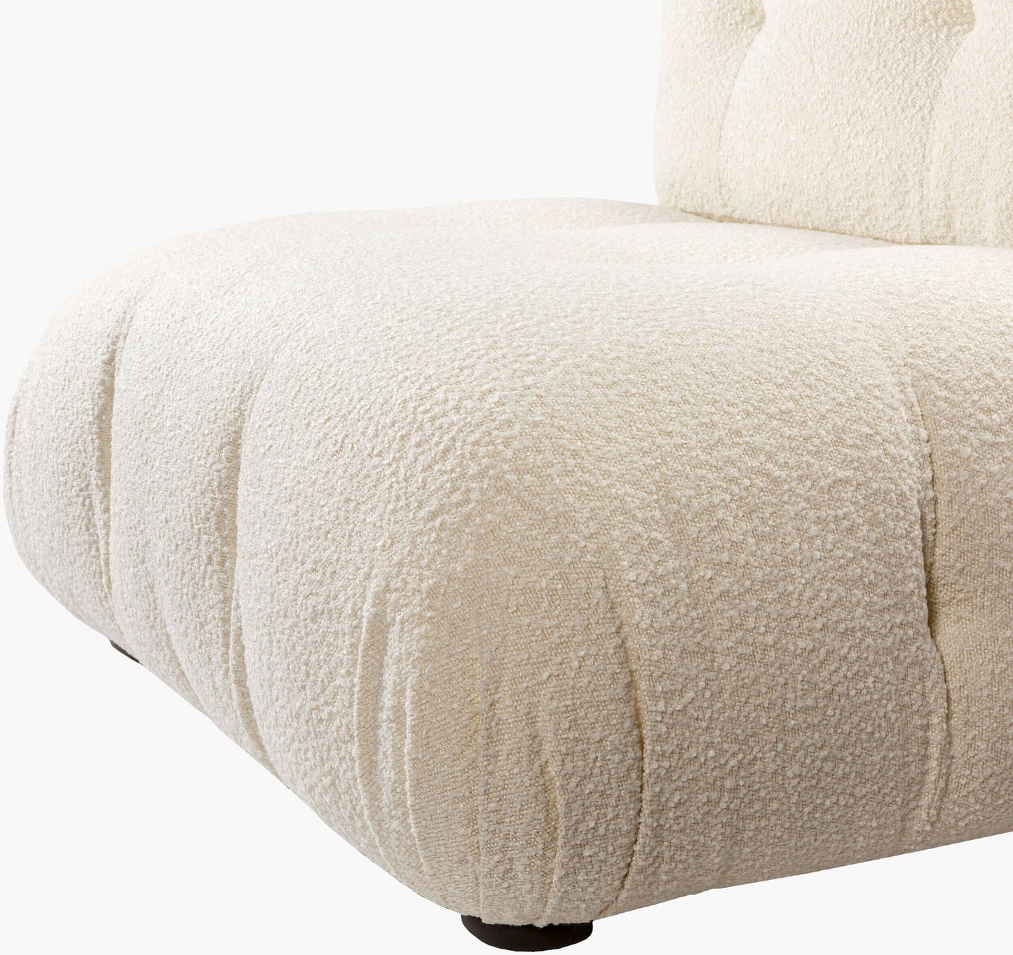 Rouen UEN-003 18"H x 44"W x 44"D Modular Chair- zoomed in side view