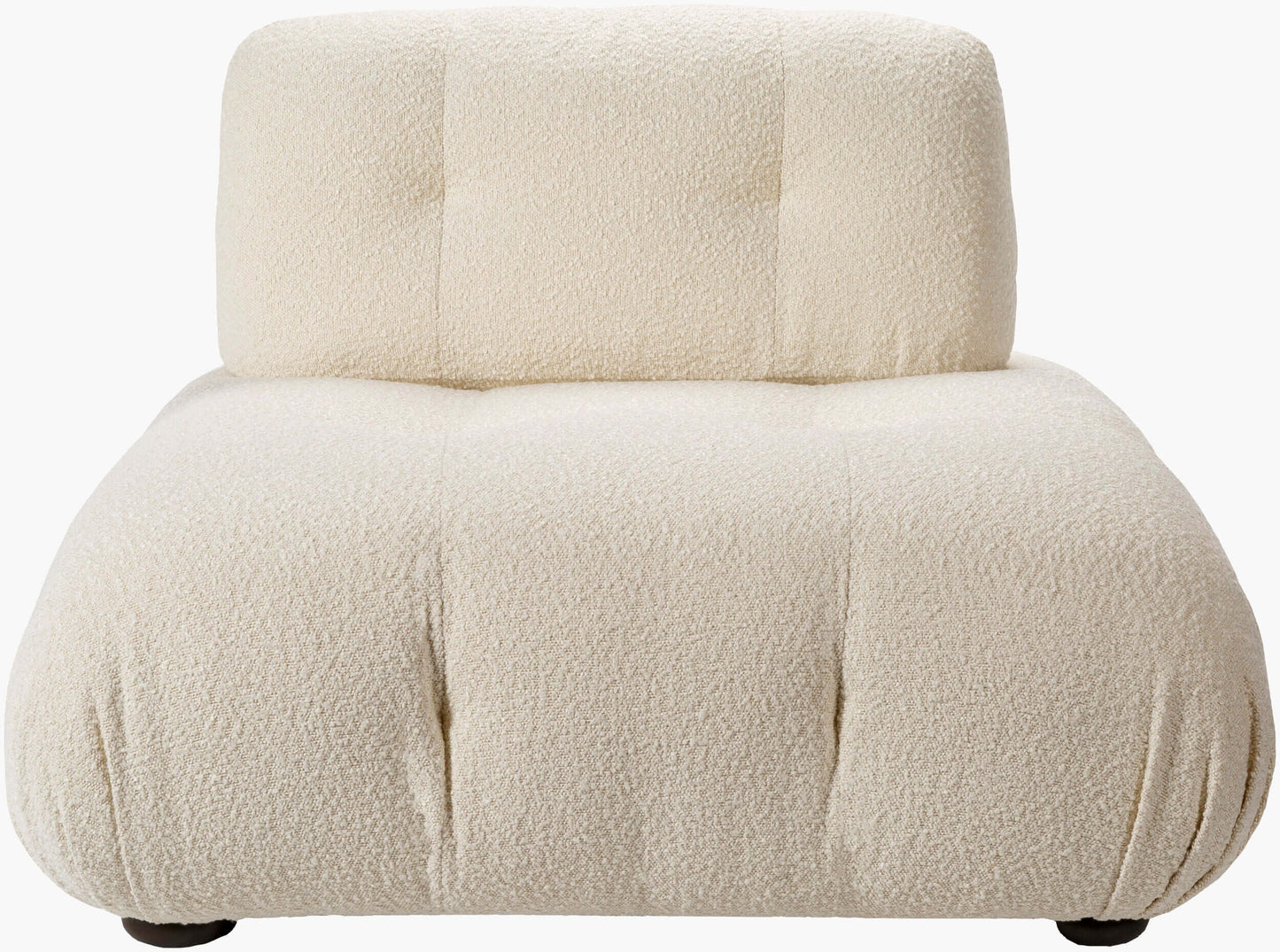 Rouen UEN-003 18"H x 44"W x 44"D Modular Chair- front view with white background
