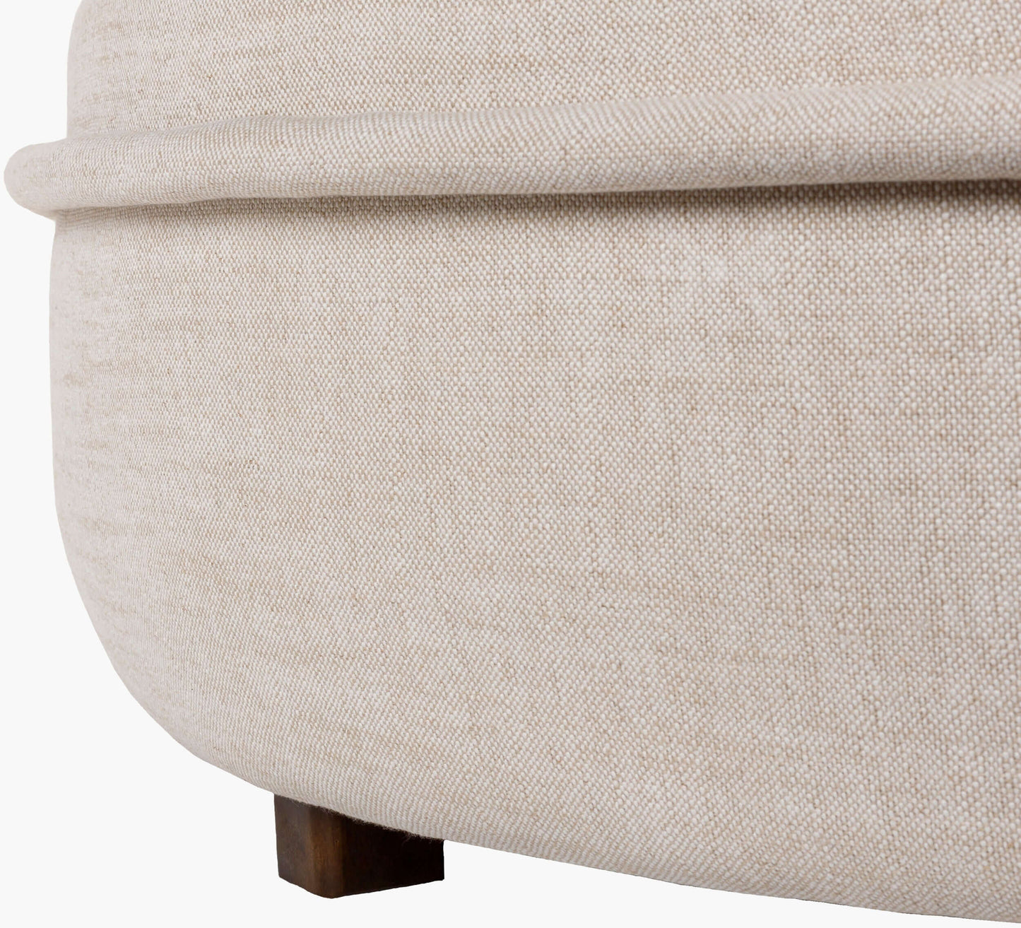 Valence VEC-001 26"H x 52"W x 52"D Accent Chair- foot view