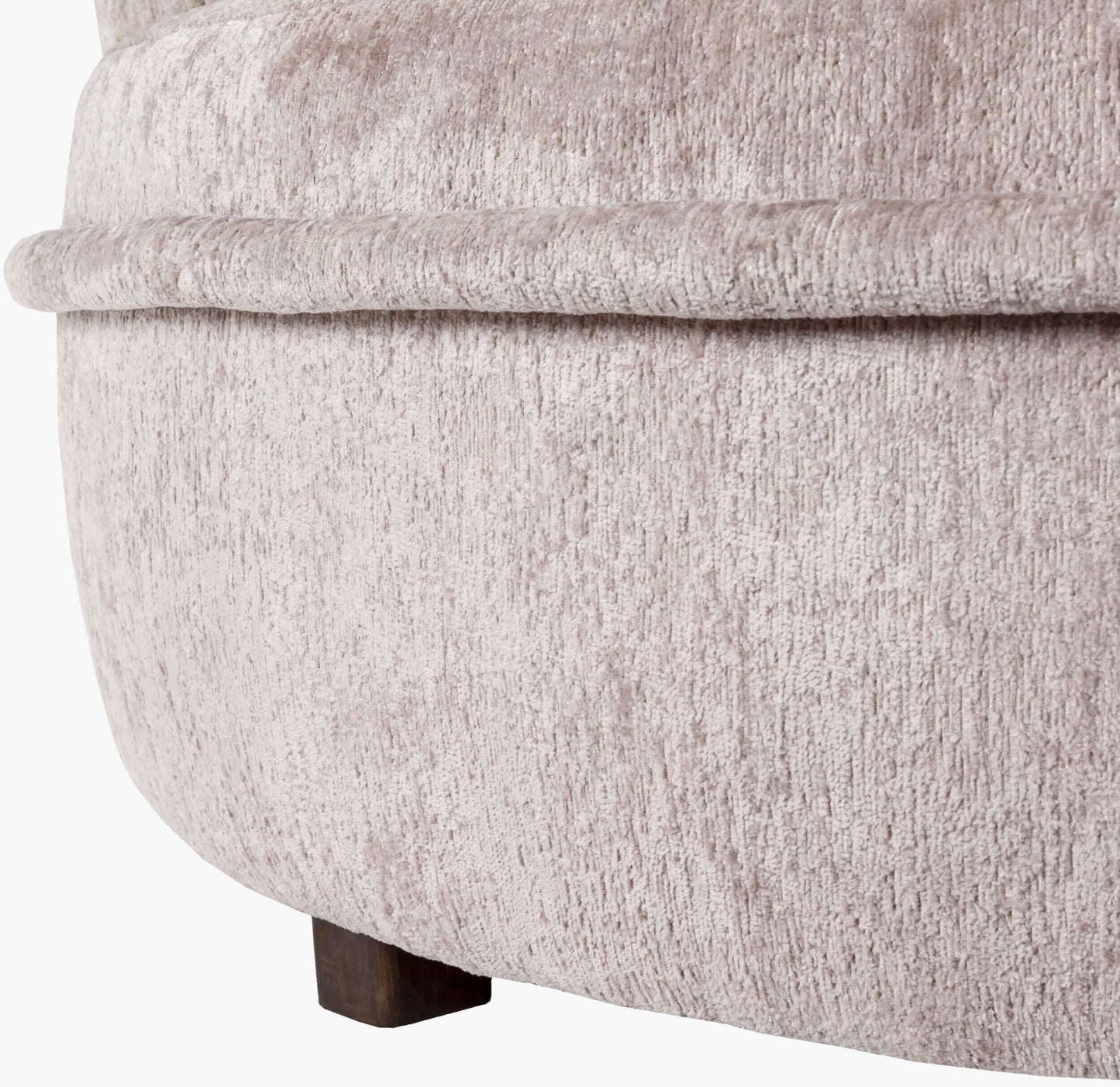 Valence VEC-002 26"H x 52"W x 52"D Accent Chair- foot view