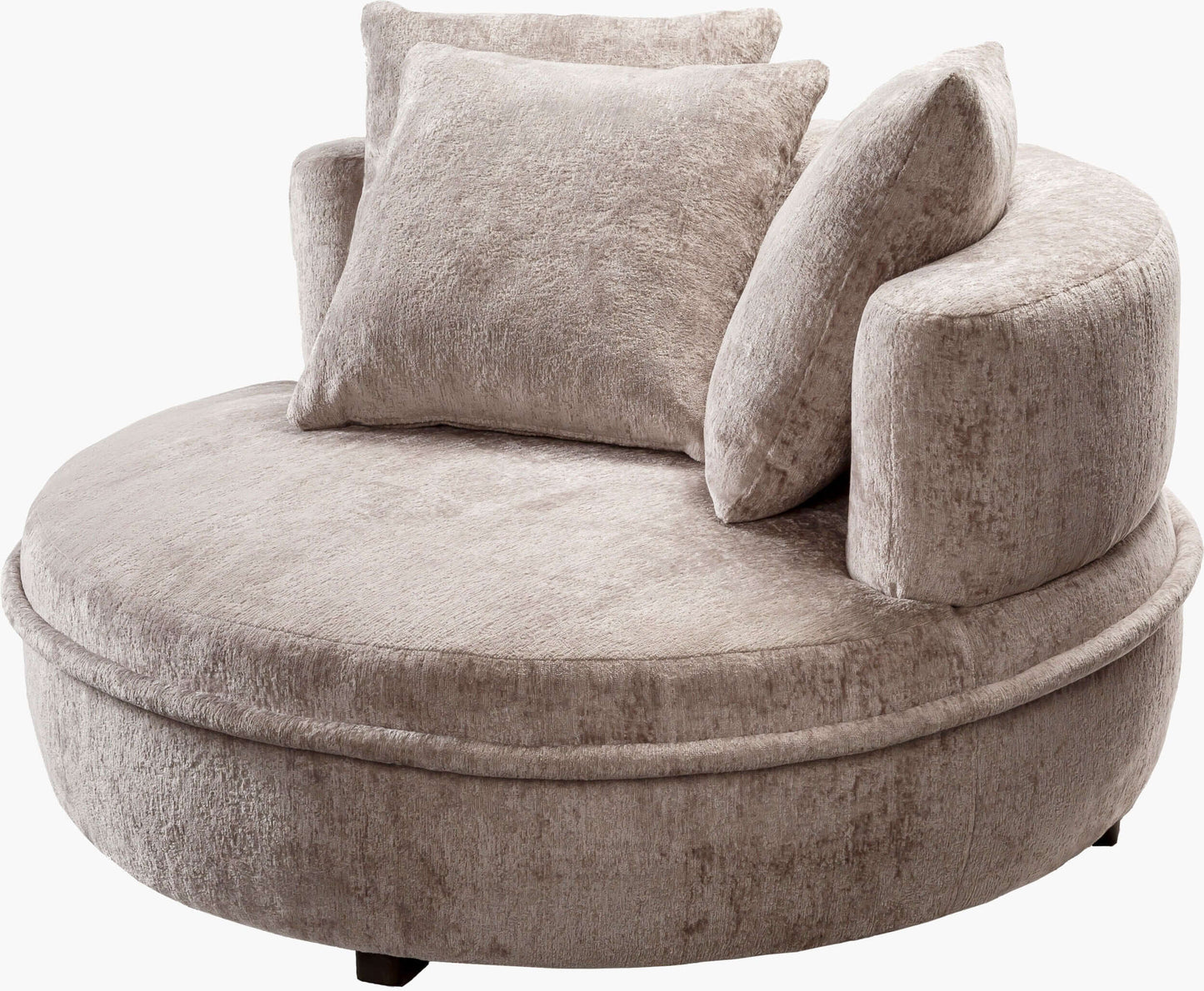 Valence VEC-002 26"H x 52"W x 52"D Accent Chair- side view
