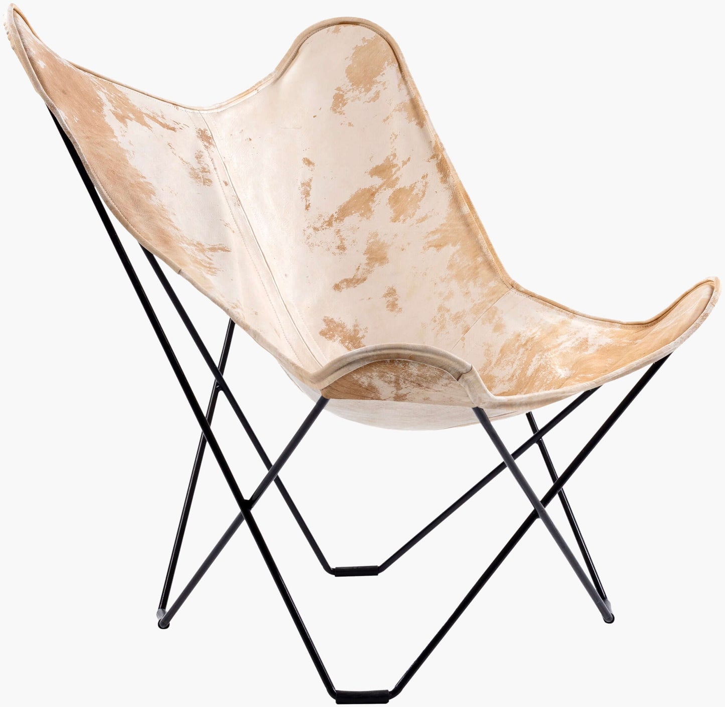 Nizhoni ZHO-001 35"H x 31"W x 31"D Accent Chair- front and side view