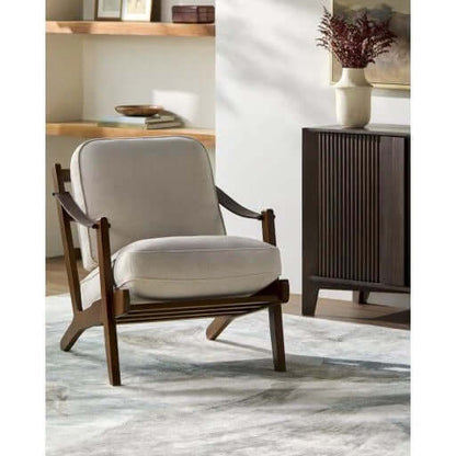 Alcotte ALCT-001 31"H x 26"W x 35"D Accent Chair - front view 