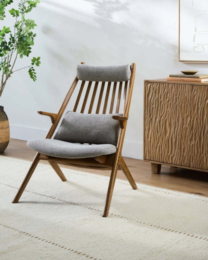 Acworth ACW-004 35"H x 26"W x 33"D Accent Chair - front view 