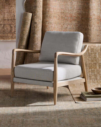 Gaviota BOGV-001 32"H x 32"W x 34"D Accent Chair - front view 