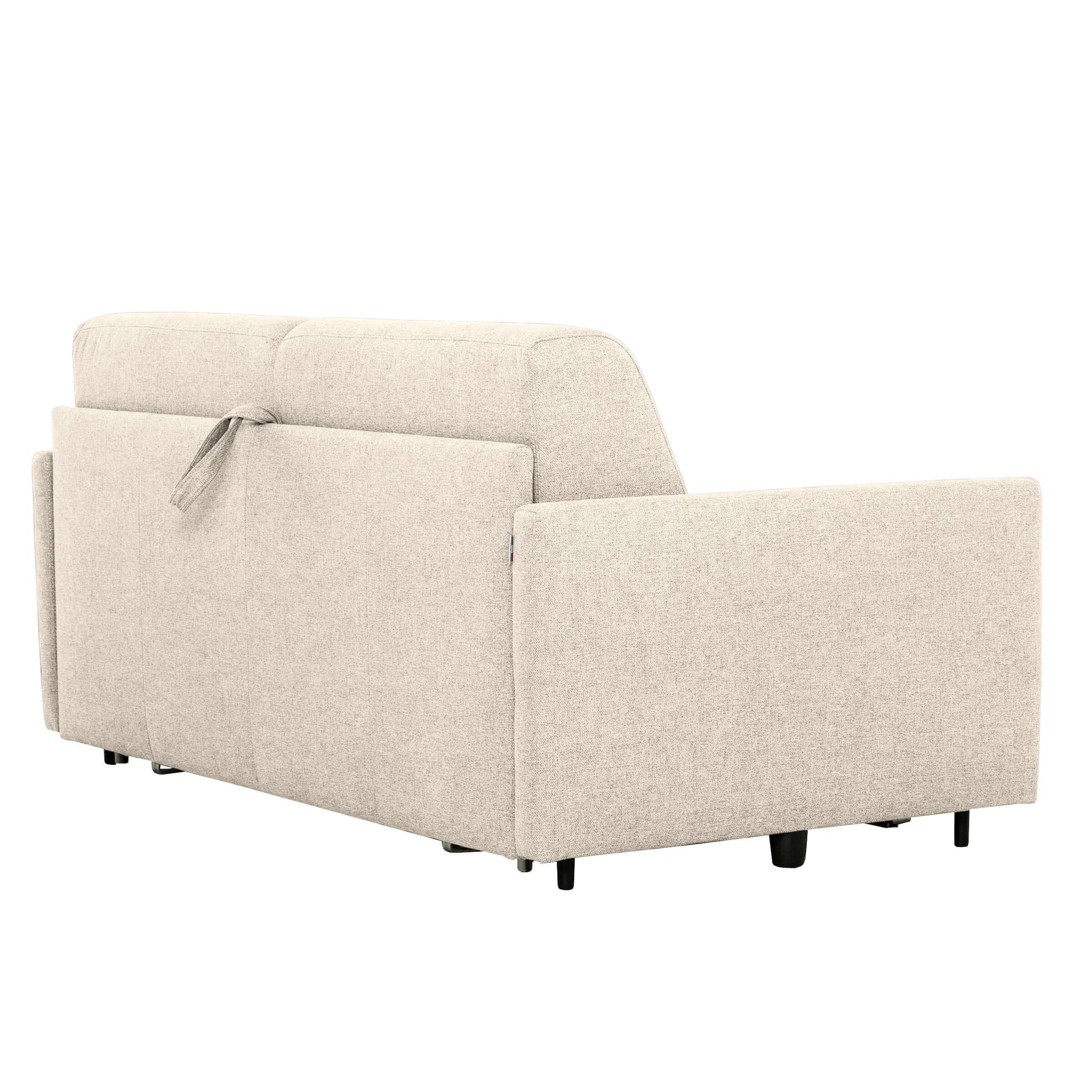 Benito Sofa Bed - Beige- back and side view