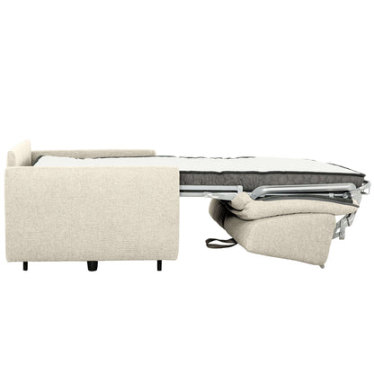 Benito Sofa Bed - Beige- side view