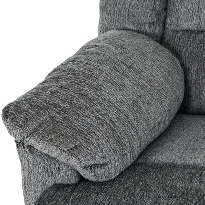 Connor 35 in. Upholstered Power Recliner Chair with Padded Arms- arm rest view