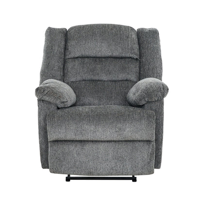 Connor 35 in. Upholstered Power Recliner Chair with Padded Arms- front view