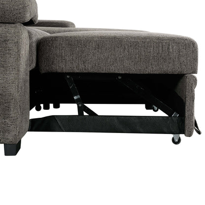 Danilo 102 in. Right Facing Sleeper Sectional- side view