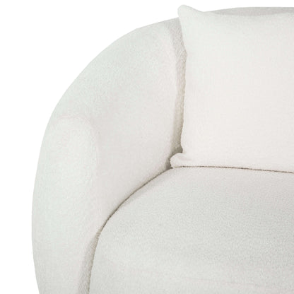 Roxburgh 90 in. Upholstered Curved Sofa- arm rest view