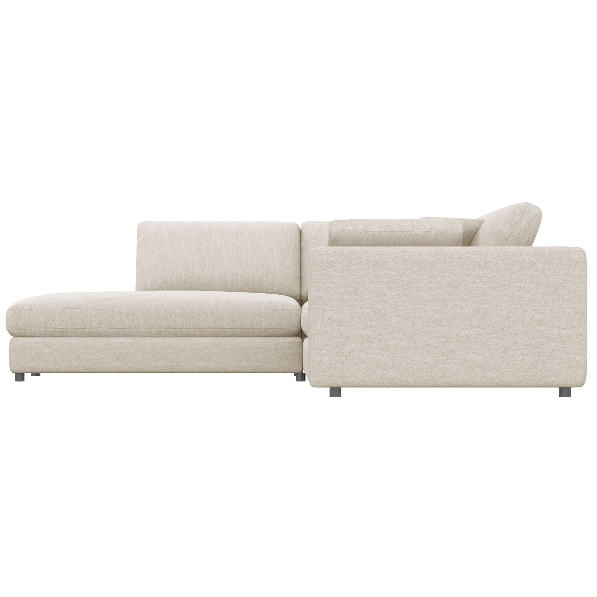 Joelle 128" 2-Piece Left-Facing Upholstered Sectional Sofa with Chaise- side view