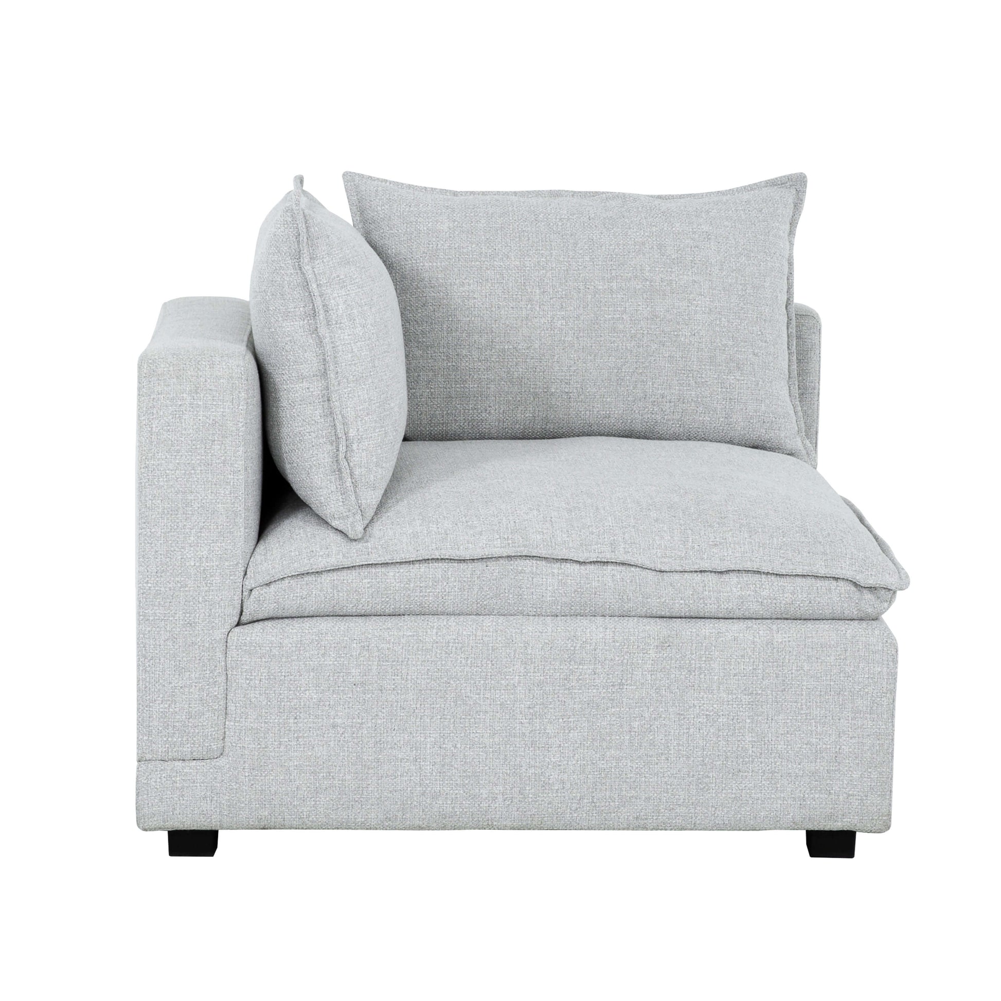 Haven 5-Piece Modular Corner Sectional- side view
