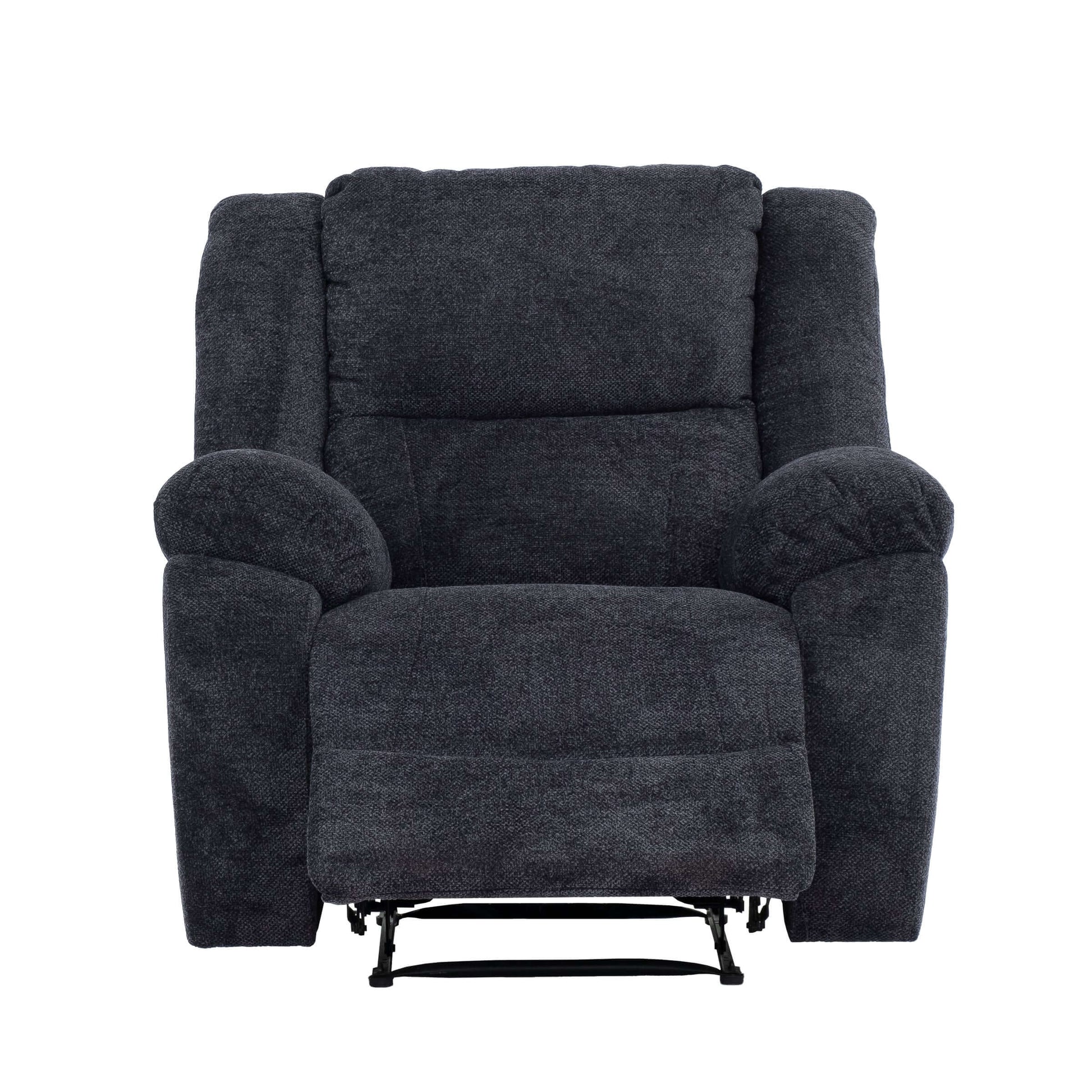 Arthur 40 in. Upholstered Manual Rocker Recliner-