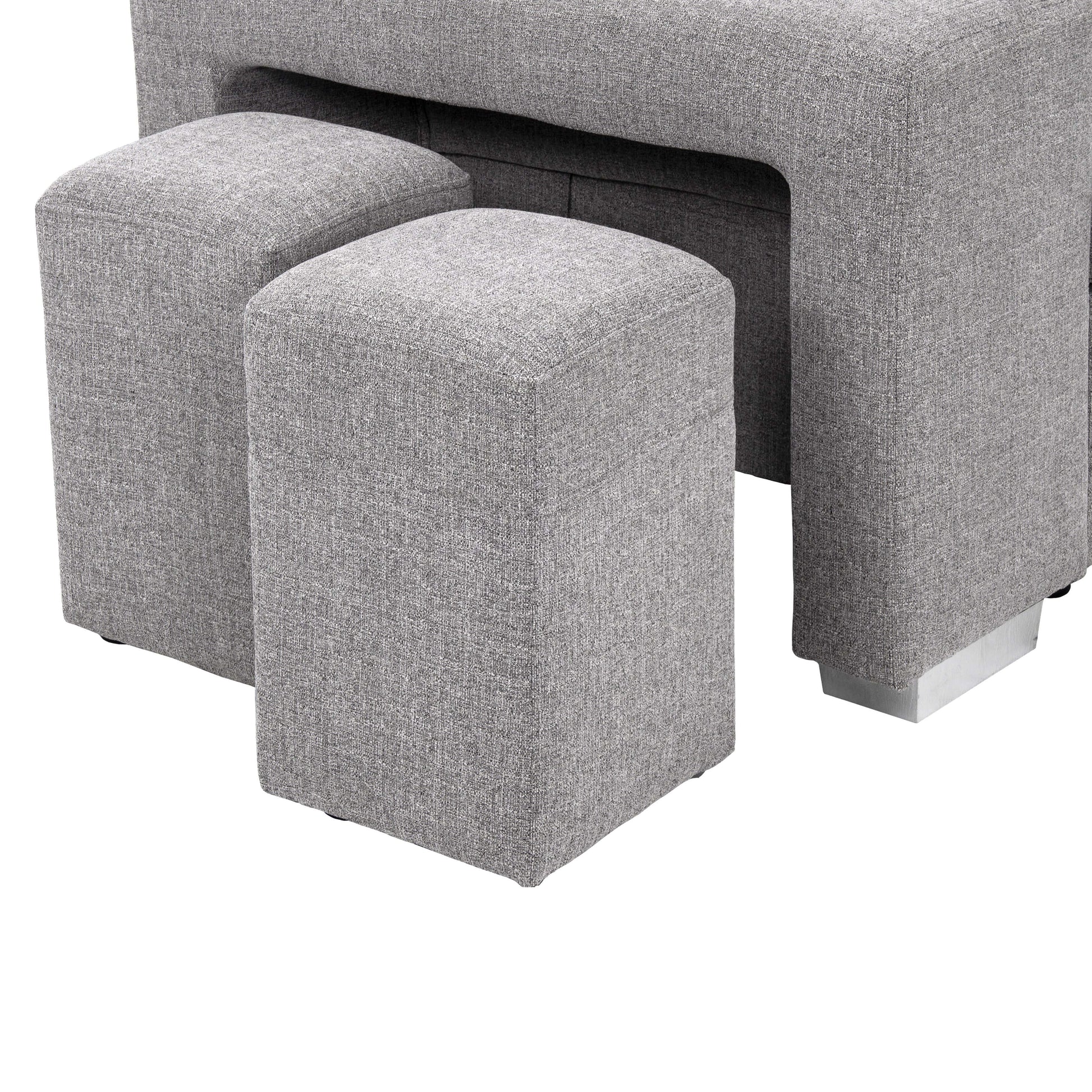 Pamina 105 in. Right Facing Sleeper Sectional- leg rest view
