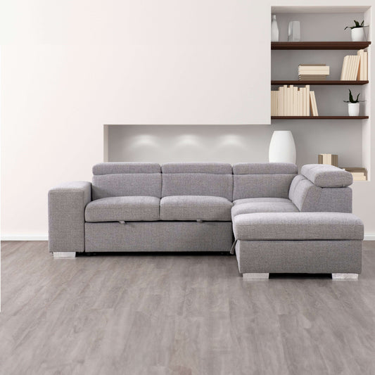 Pamina 105 in. Right Facing Sleeper Sectional- front view