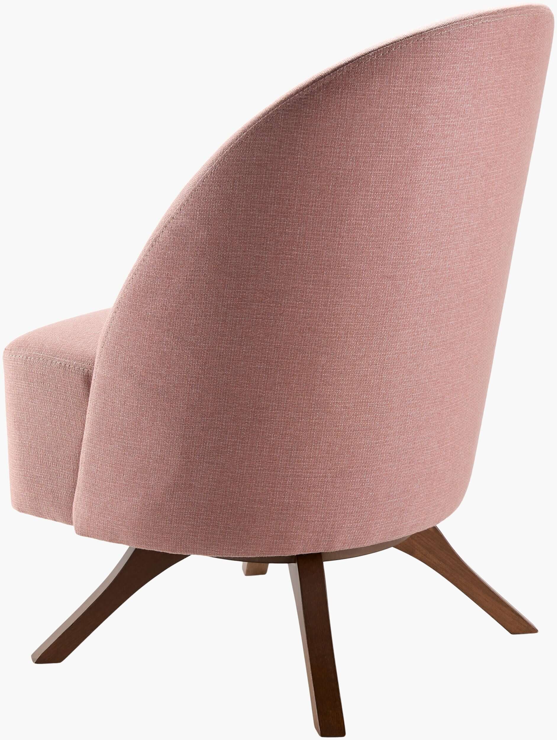 Coda ADC-001 35"H x 24"W x 26"D Swivel Chair - side and back view 