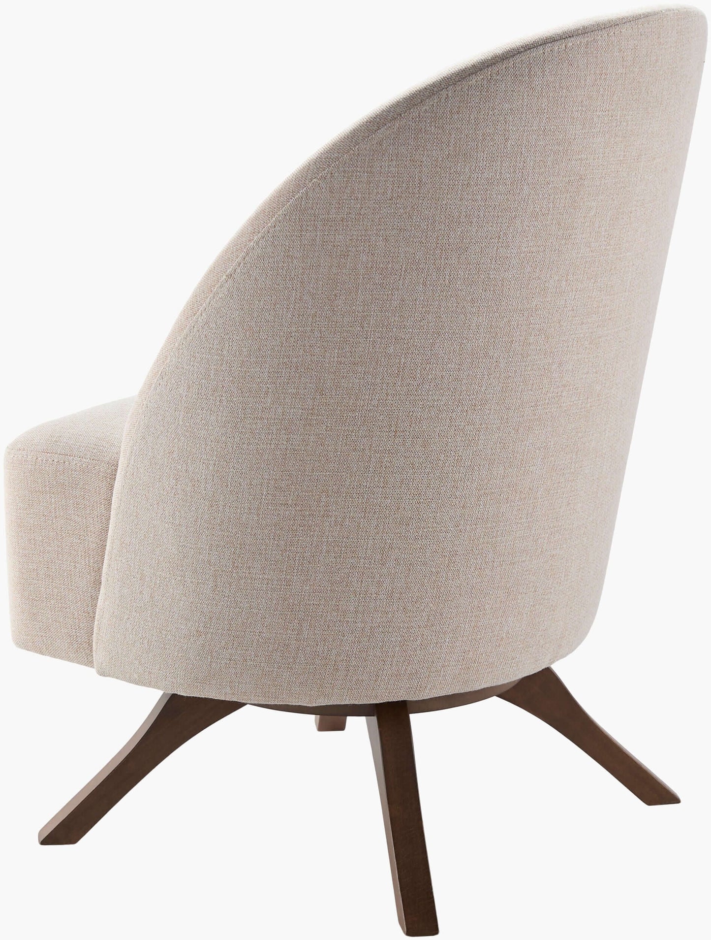 Coda ADC-002 35"H x 24"W x 26"D Swivel Chair - back and side view 