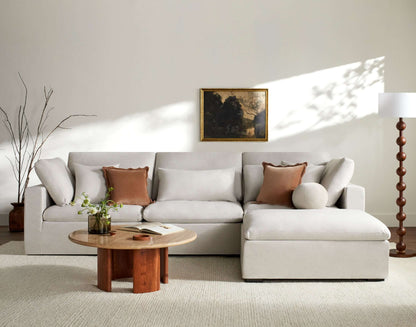 Avington AIV-001 39"H x 130"W x 45"D Sofa - front view 