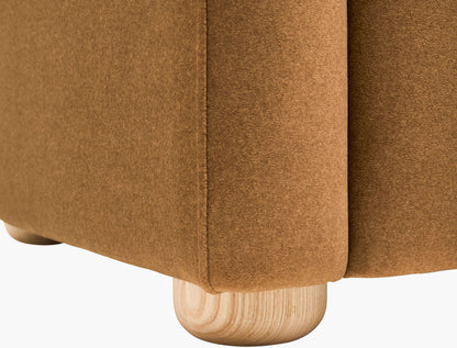 Cayucos BOCY-001 32"H x 34"W x 35"D Accent Chair - leg view 