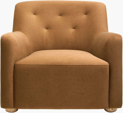 Cayucos BOCY-001 32"H x 34"W x 35"D Accent Chair - front view with white background