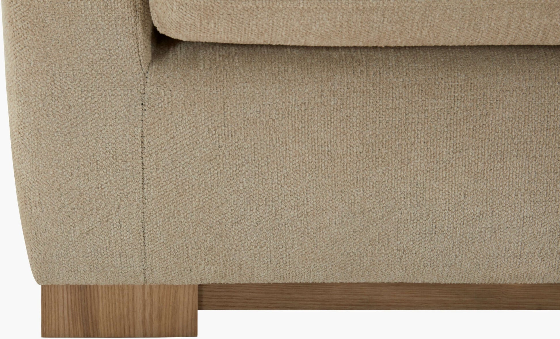 Elmar BOEL-001 33"H x 86"W x 37"D Sofa - leg view 