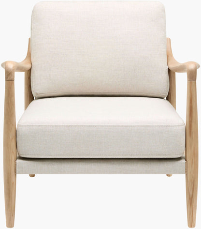 Gaviota BOGV-001 32"H x 32"W x 34"D Accent Chair - front view with white background 