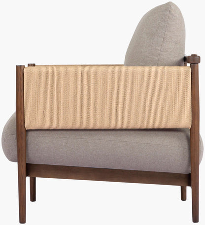 Brielle BRIL-002 33"H x 27"W x 31"D Accent Chair - side view 