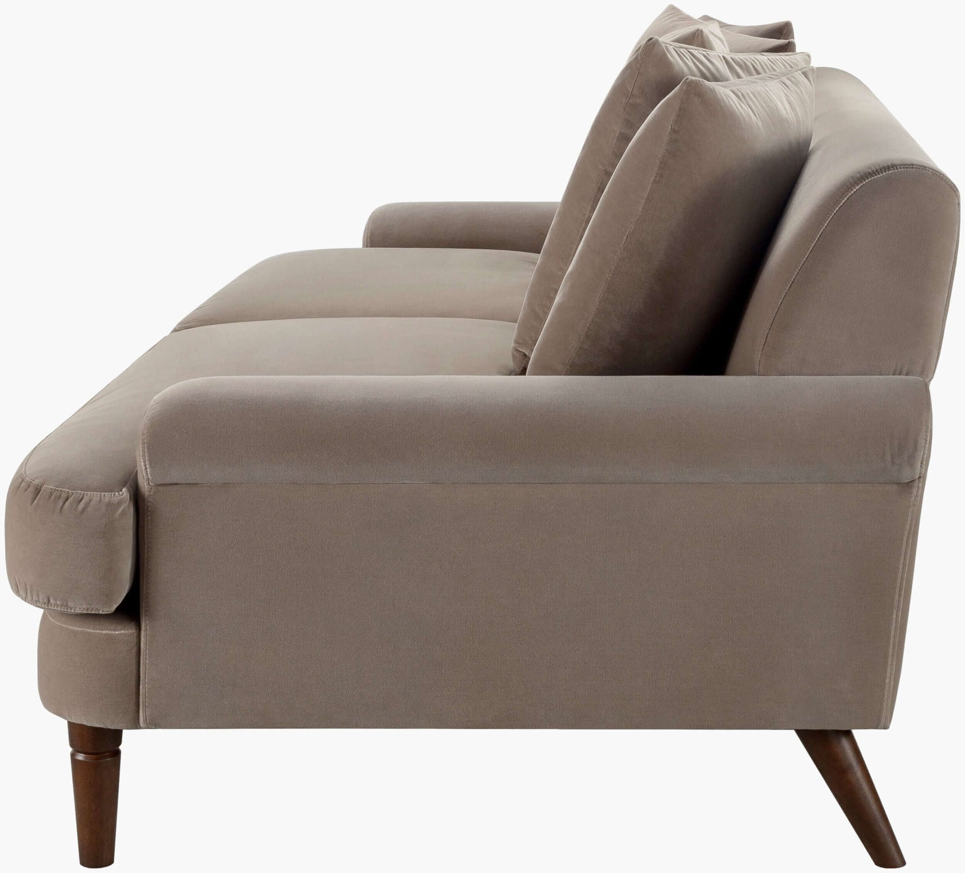 Cila CILA-002 29"H x 87"W x 40"D Sofa - side view 