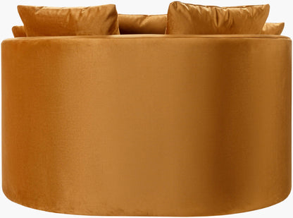 Drancy DAC-001 33"H x 55"W x 47"D Accent Chair - back view 