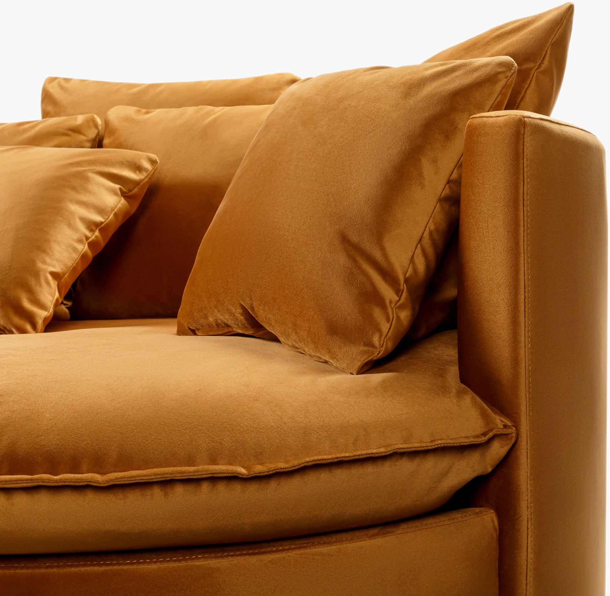 Drancy DAC-001 33"H x 55"W x 47"D Accent Chair - front view 