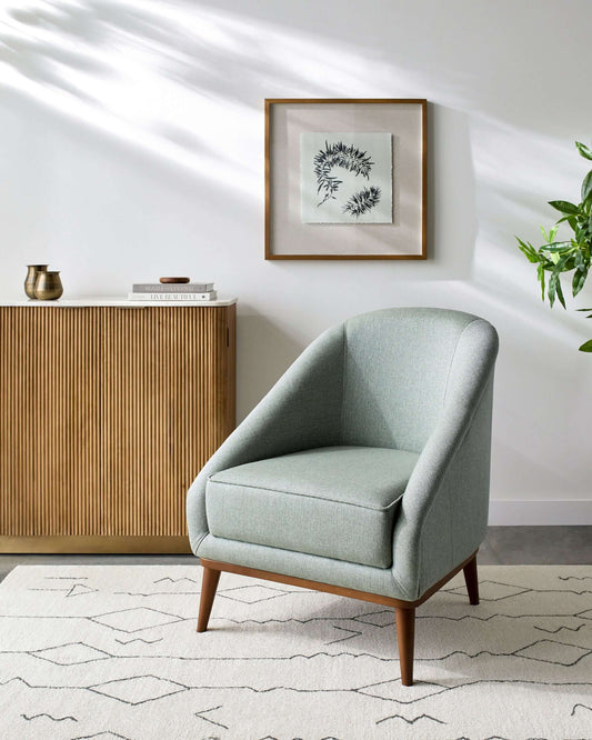 Sandro DRO-001 34"H x 28"W x 28"D Accent Chair - front view 