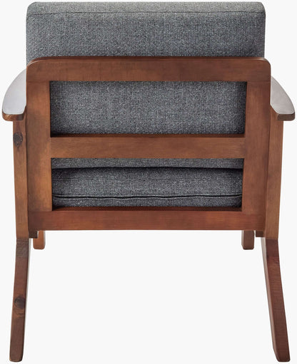 Dover DVE-002 35"H x 28"W x 32"D Accent Chair - back view 