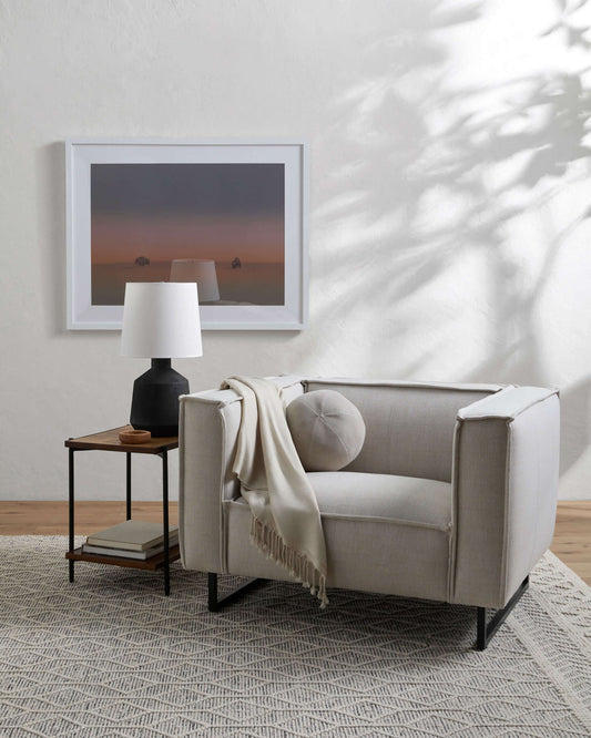 Dylan DYN-004 31"H x 47"W x 39"D Accent Chair - front view 