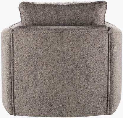Kelli EKL-001 25"H x 28"W x 32"D Swivel Chair - back view 