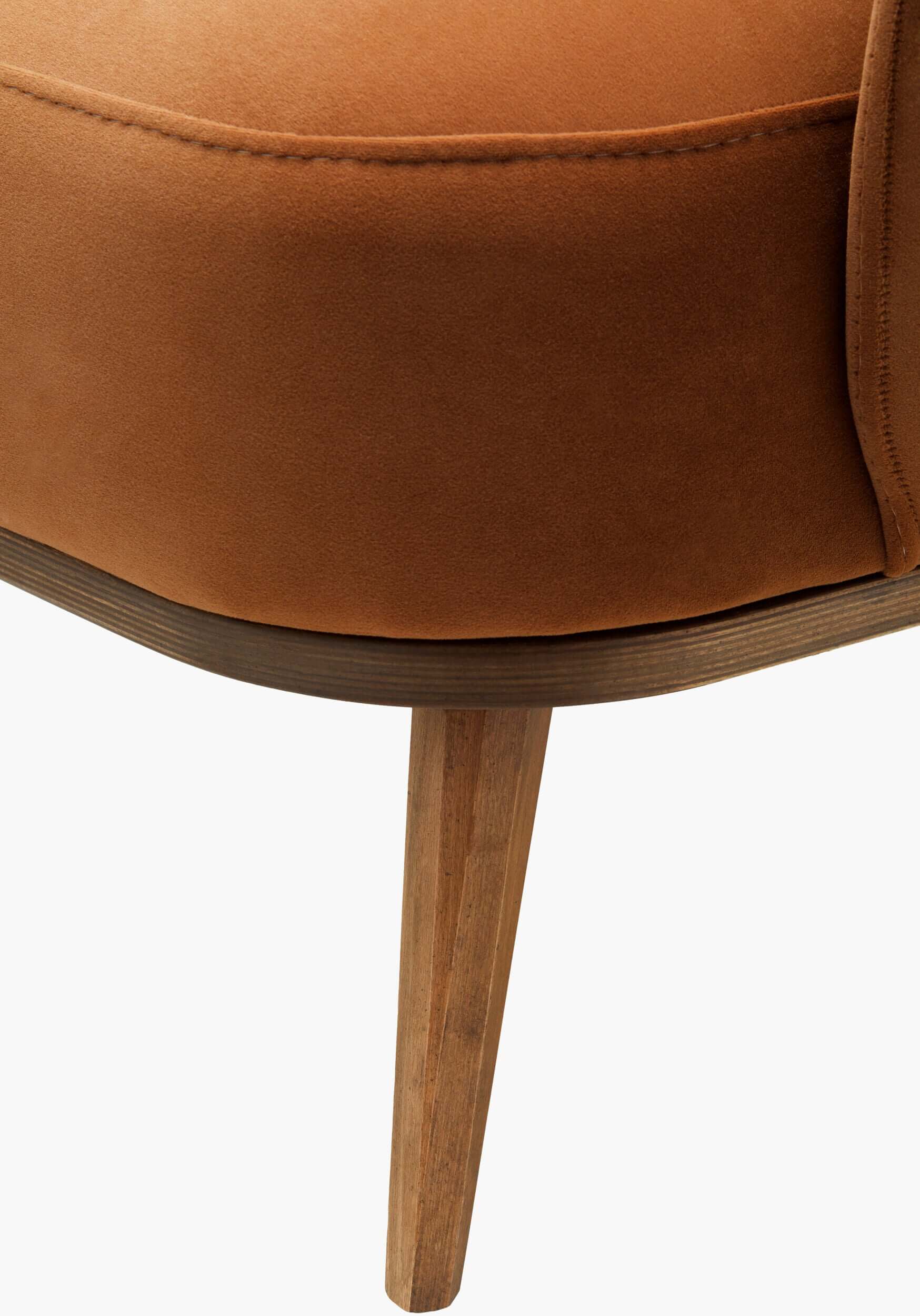 Fantino FNI-001 30"H x 28"W x 28"D Accent Chair- foot view
