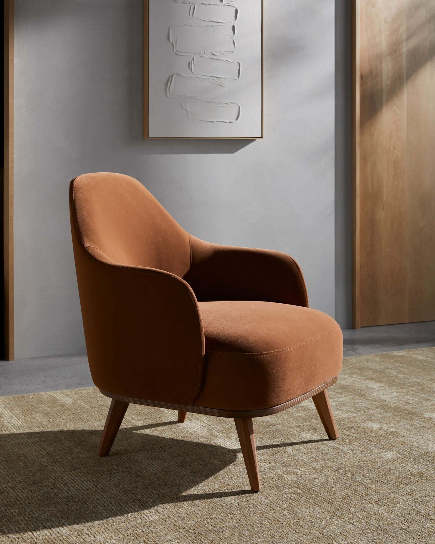 Fantino FNI-001 30"H x 28"W x 28"D Accent Chair- front view
