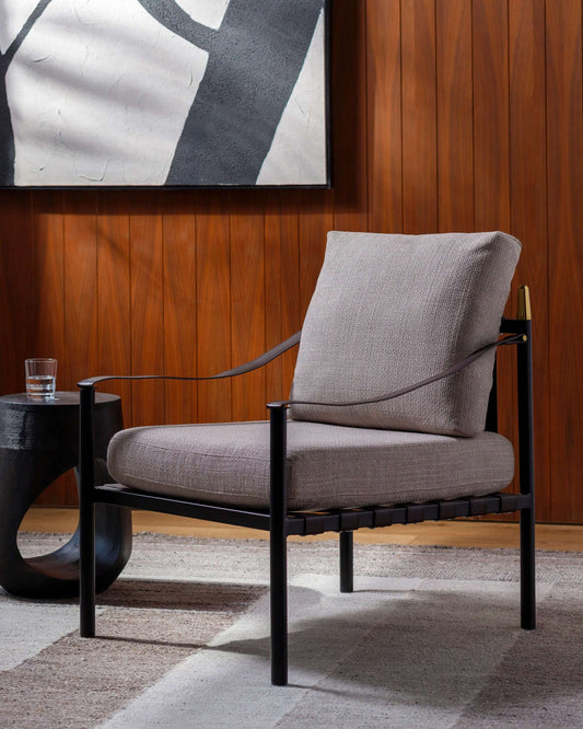 Frank FRK-001 33"H x 25"W x 30"D Accent Chair- front view