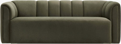 Dale GADL-001 32"H x 86"W x 37"D Sofa- front view with white background