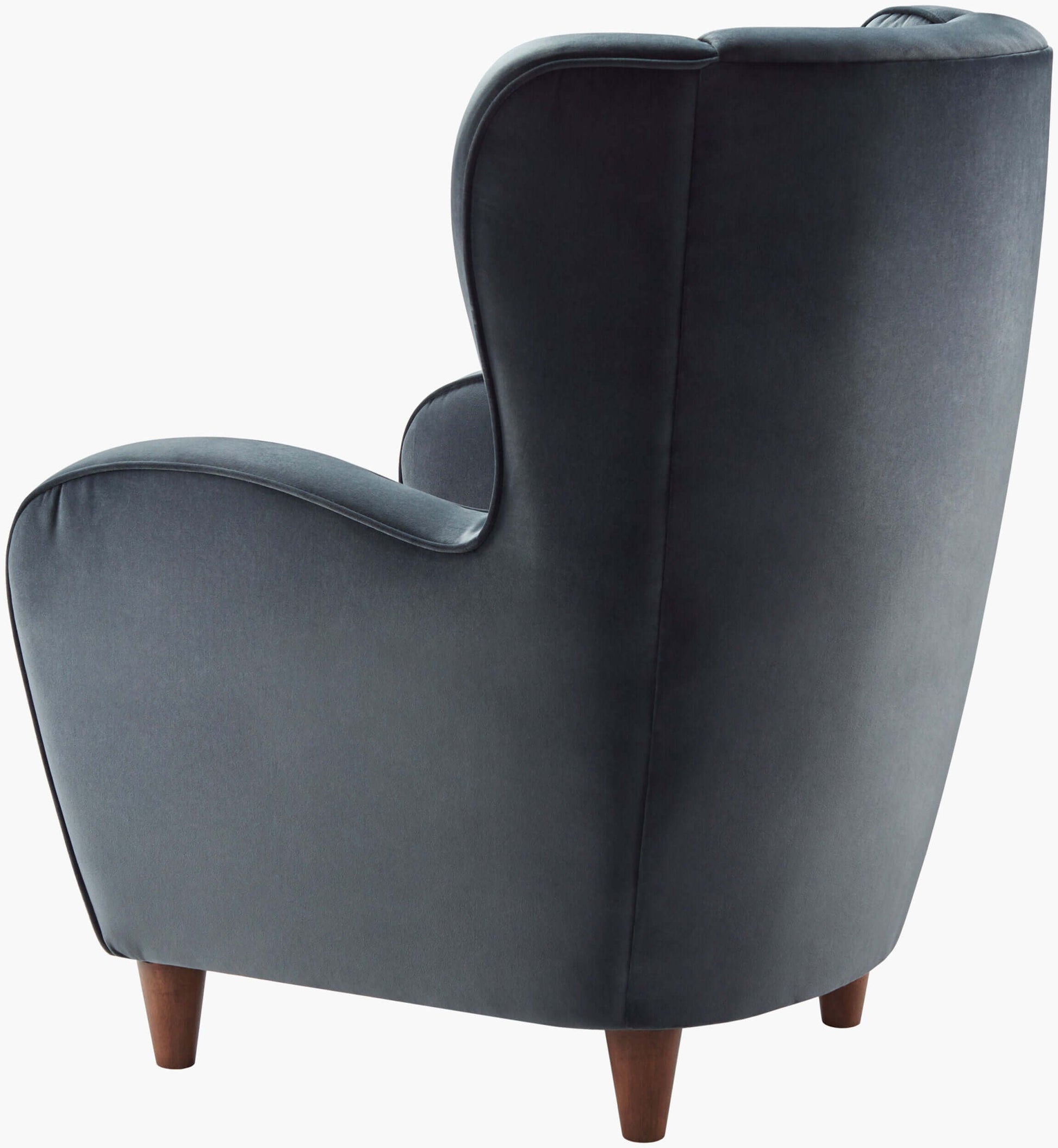 Giulietta GTA-001 43"H x 35"W x 36"D Accent Chair- back and side view