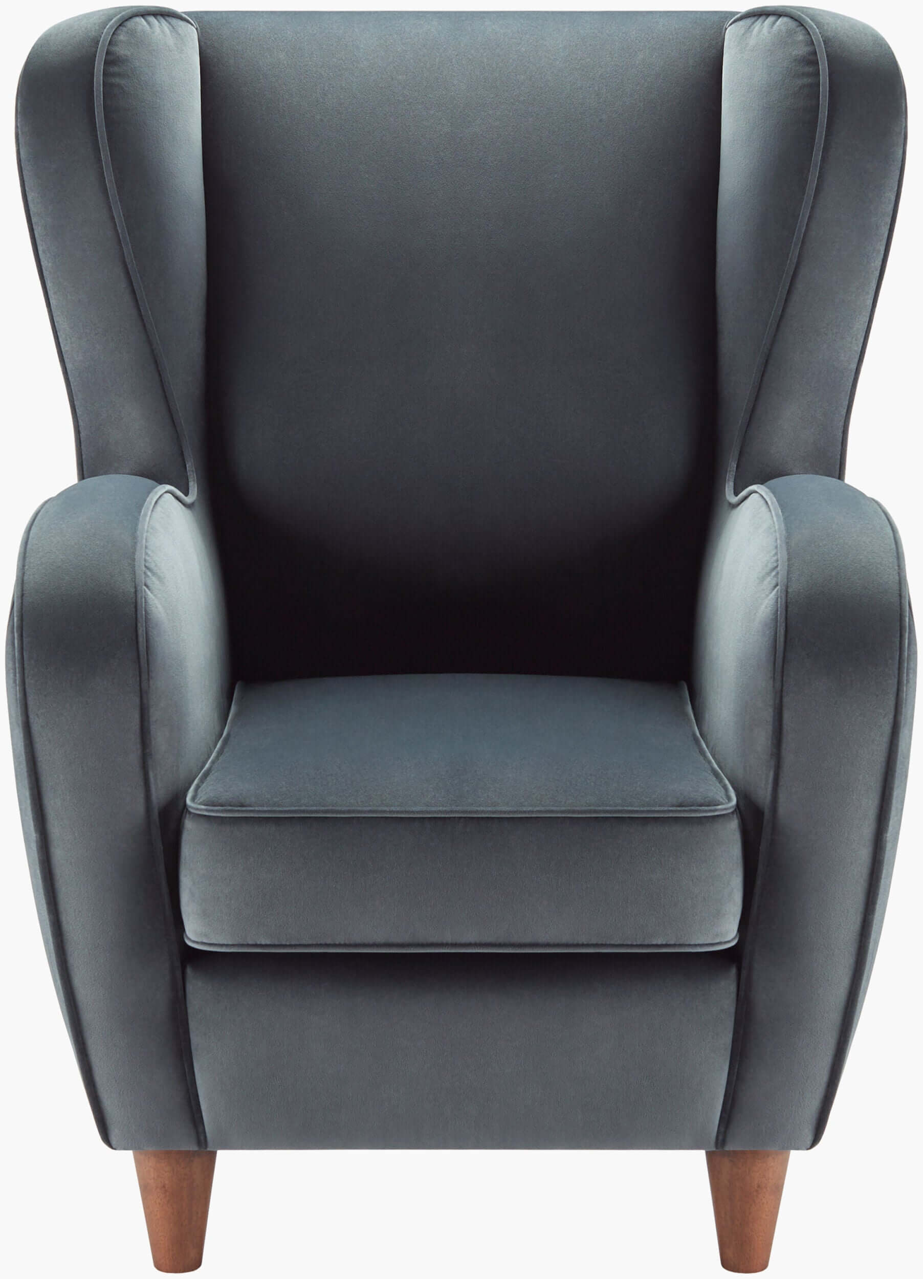 Giulietta GTA-001 43"H x 35"W x 36"D Accent Chair- front view with white background